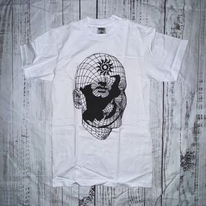 "Creator" Shaka Wear White Max Heavyweight Short Sleeve T-Shirt Small